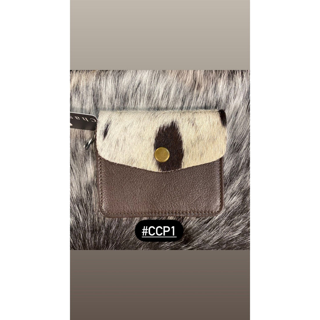 Cowhide and leather Coin Purse 