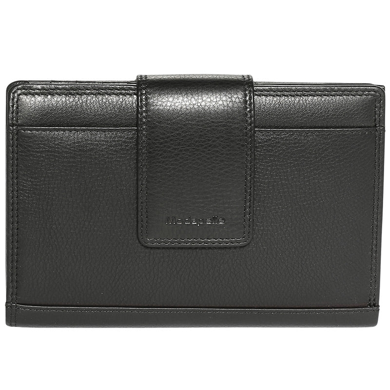 Black Leather Card Wallet 