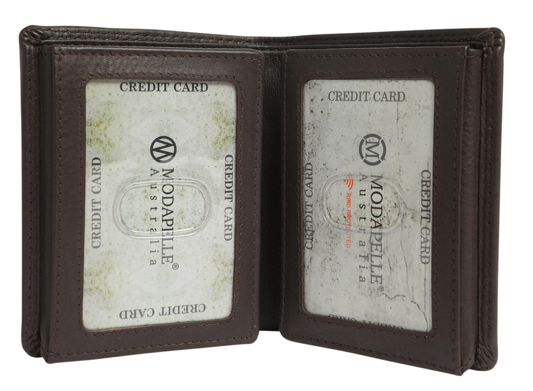 Nappa Brown Leather Wallet 