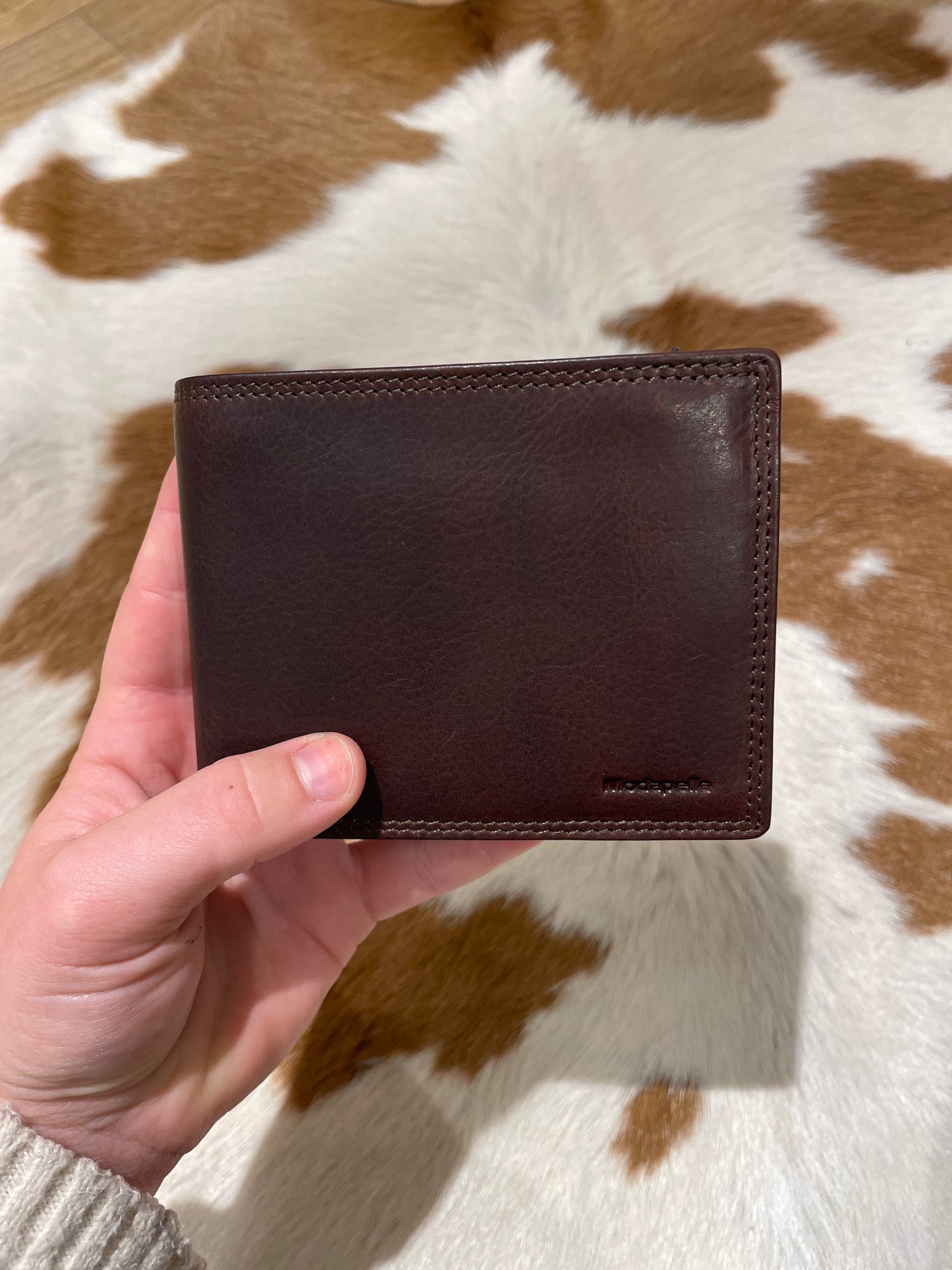 Plain Vintage Leather Wallet 