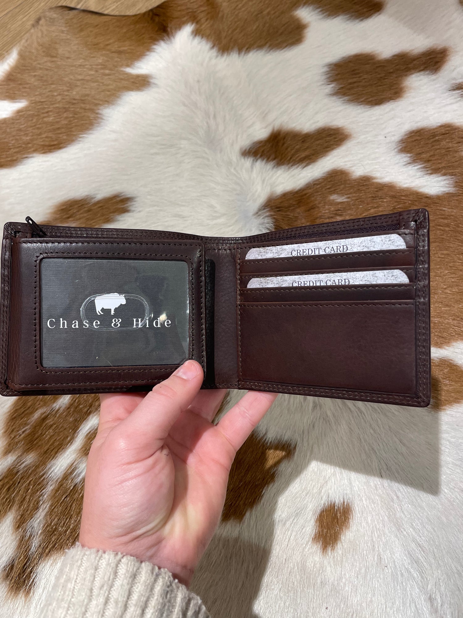 Plain Vintage Leather Wallet 