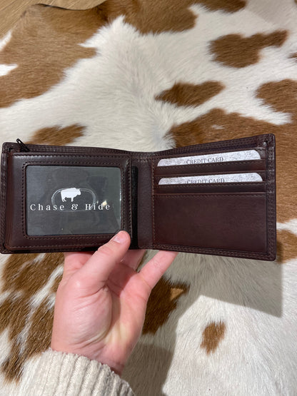 Plain Vintage Leather Wallet 