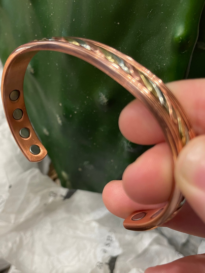 Copper Band Twisted Tri Tones 