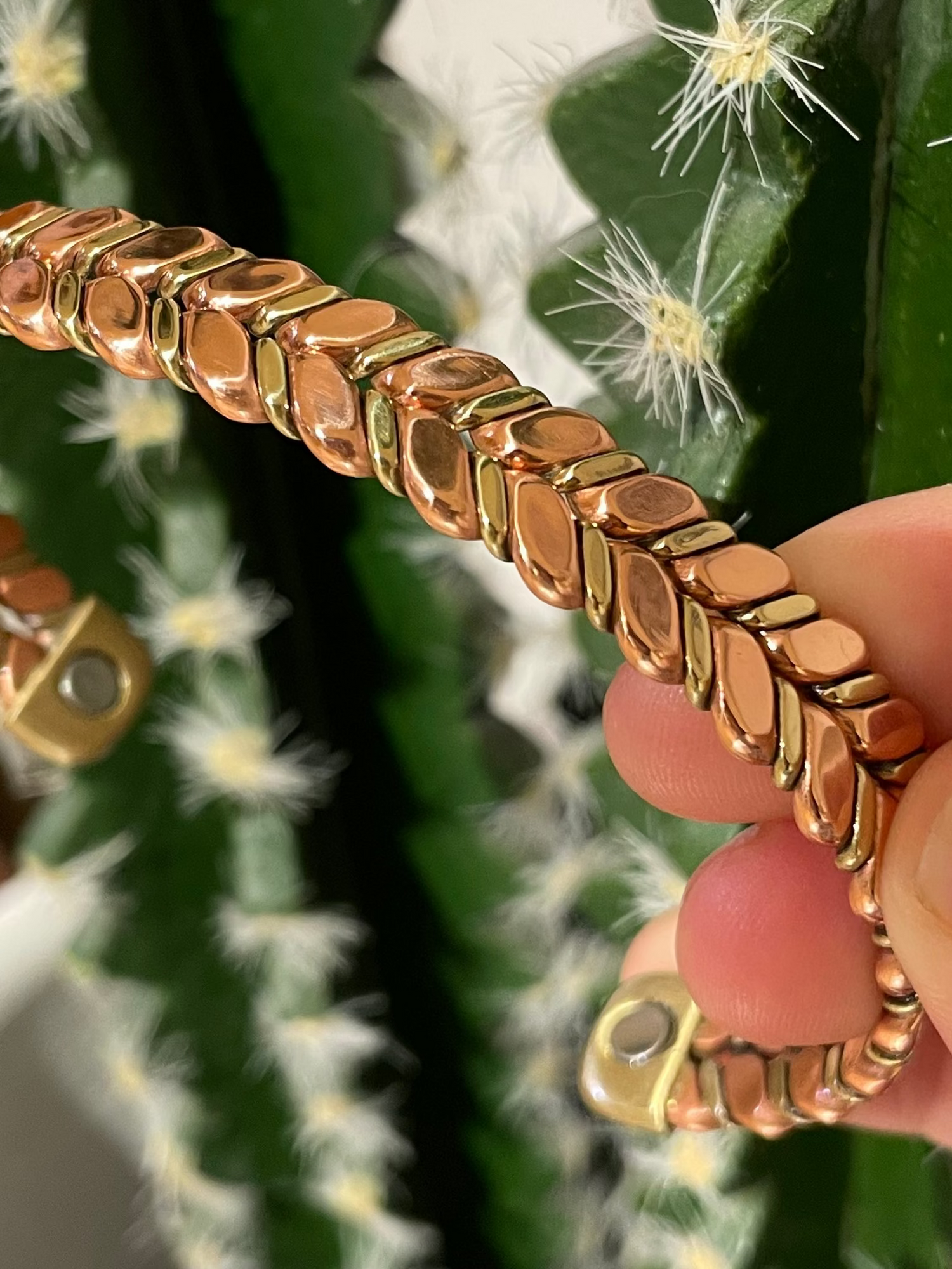 Copper Band tri tone braid 