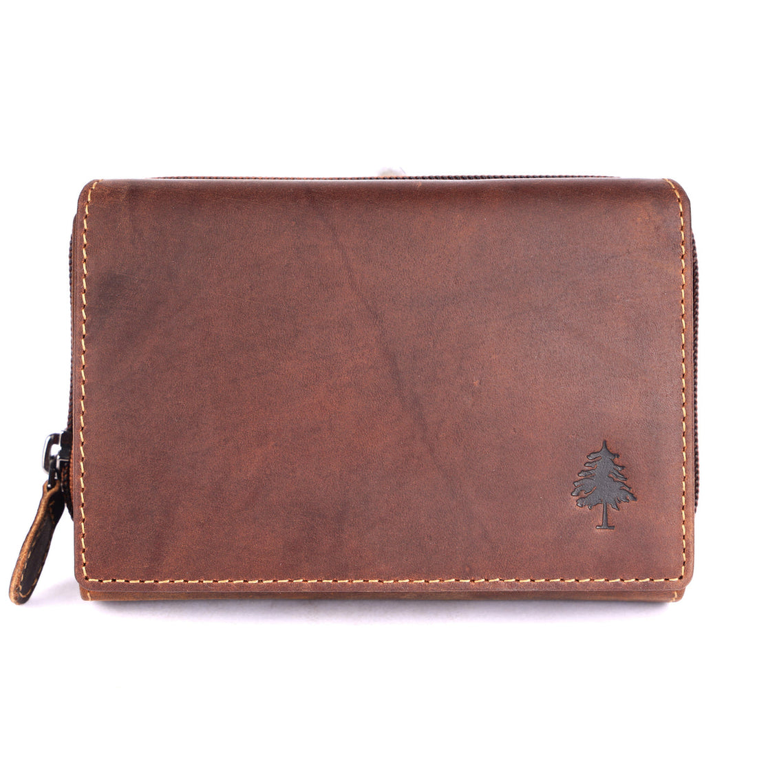 Leather Zip Around Organiser Wallet