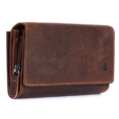 LEATHER TRAVEL ORGANISER WALLET 