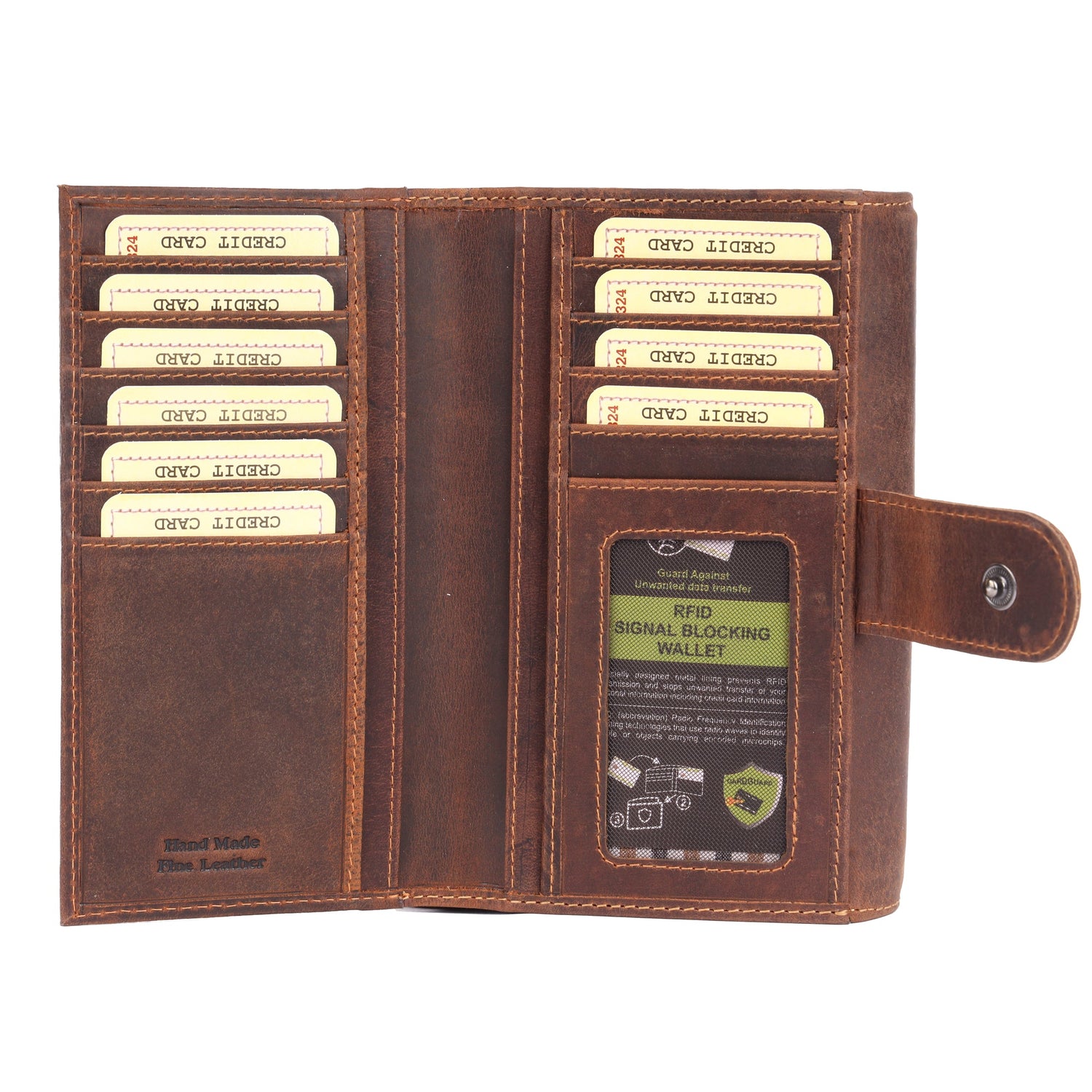 LEATHER TRAVEL ORGANISER WALLET 