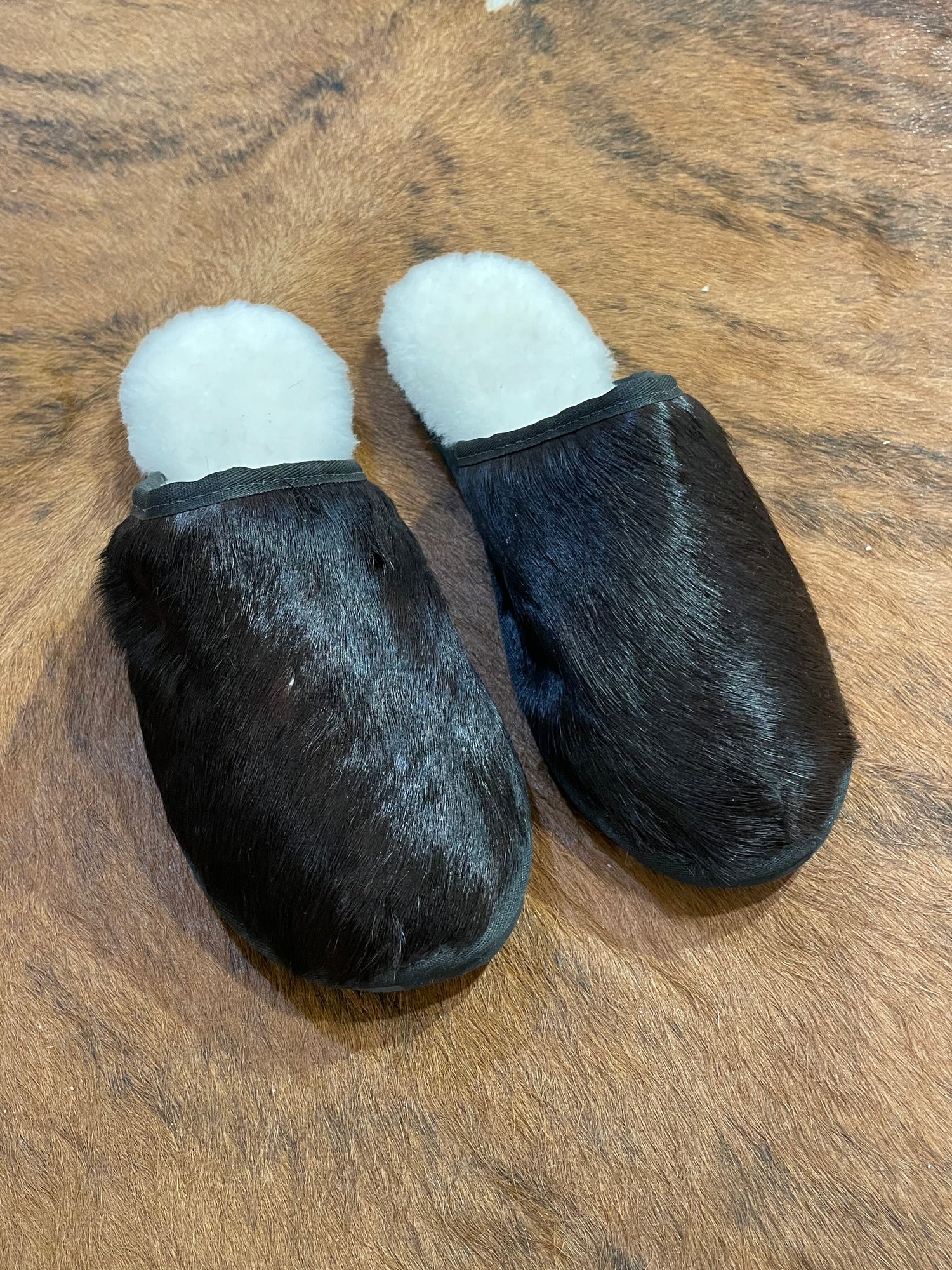 Cowhide Slippers
