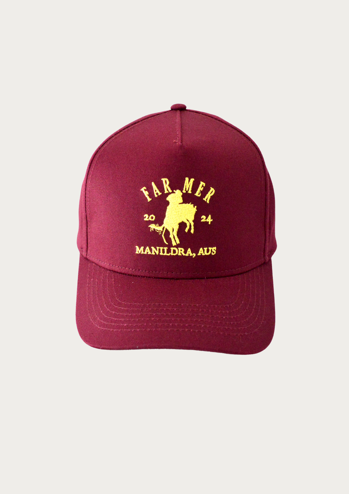 FAR MER Branded Cap - Maroon
