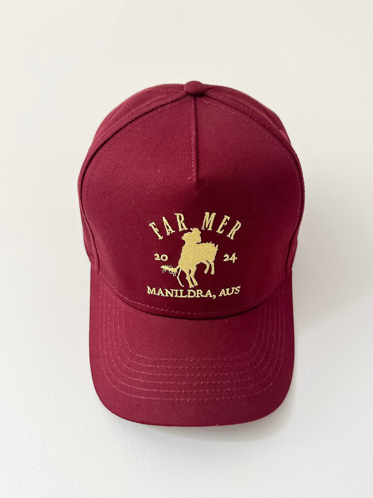 FAR MER Branded Cap - Maroon