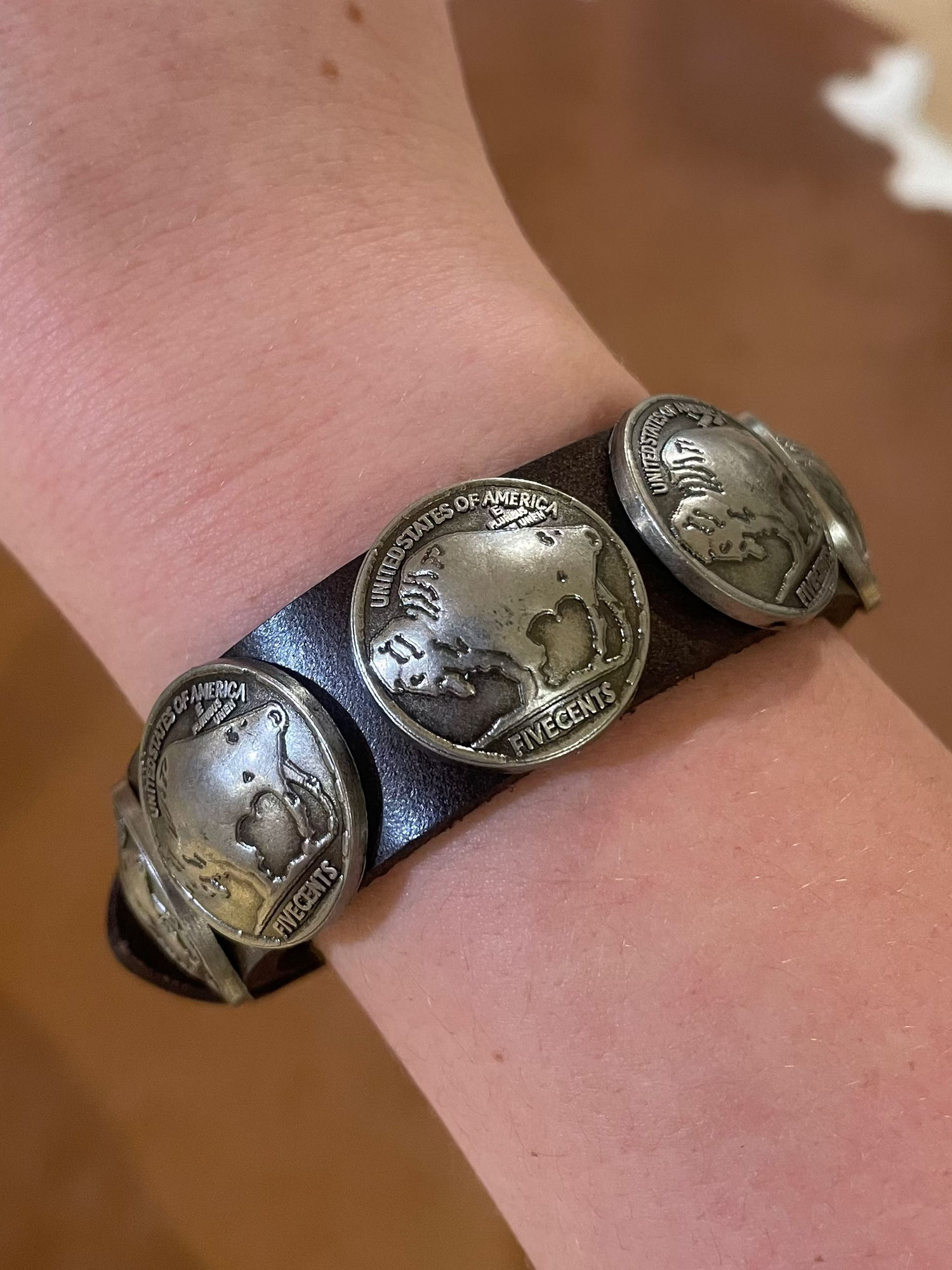 Leather cuff 