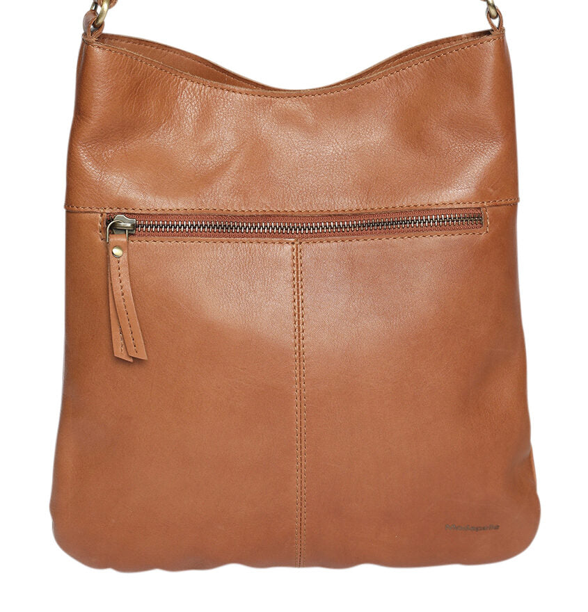 Ladies Leather Cross Body – 7896 Tan