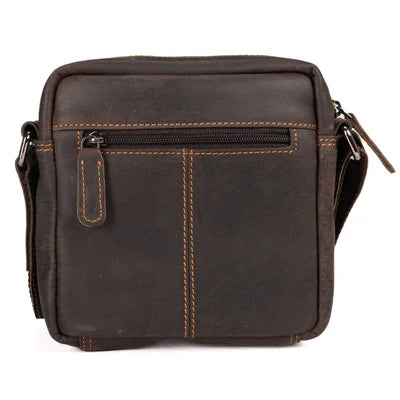 Leather Shoulder Bag - 355012