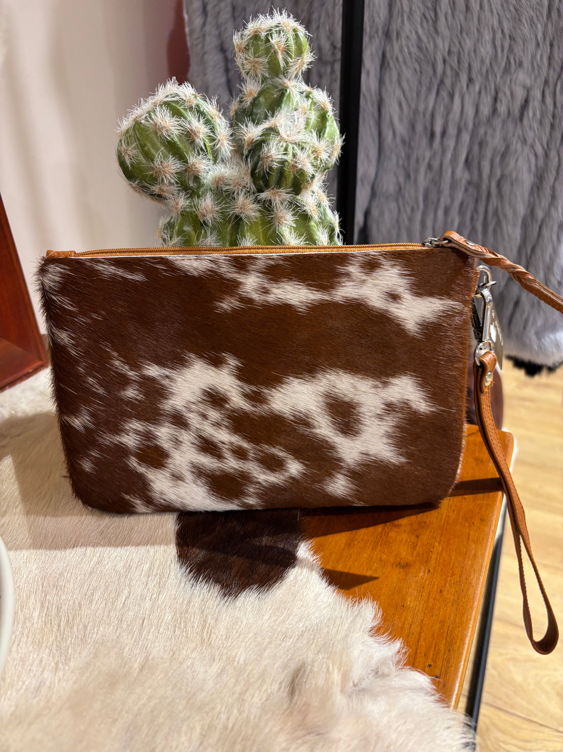 Large Hide Clutch 