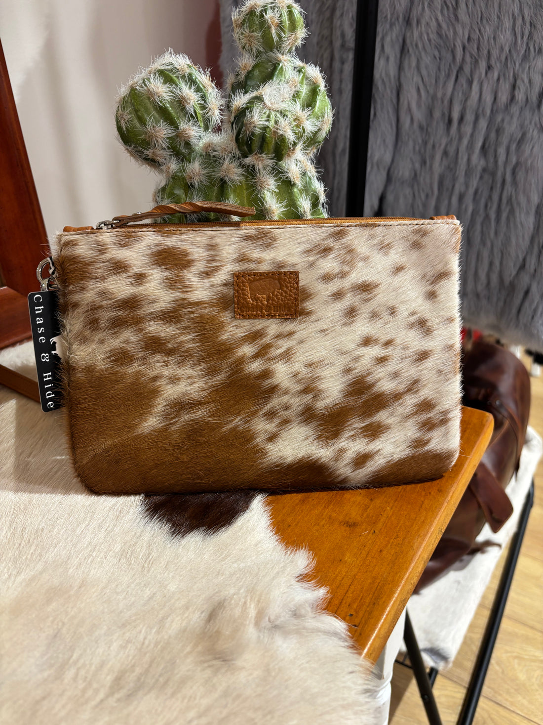 Large Hide Clutch 