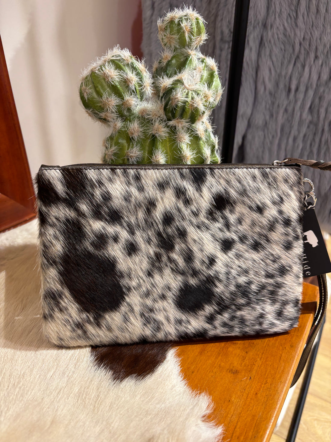 Large Hide Clutch