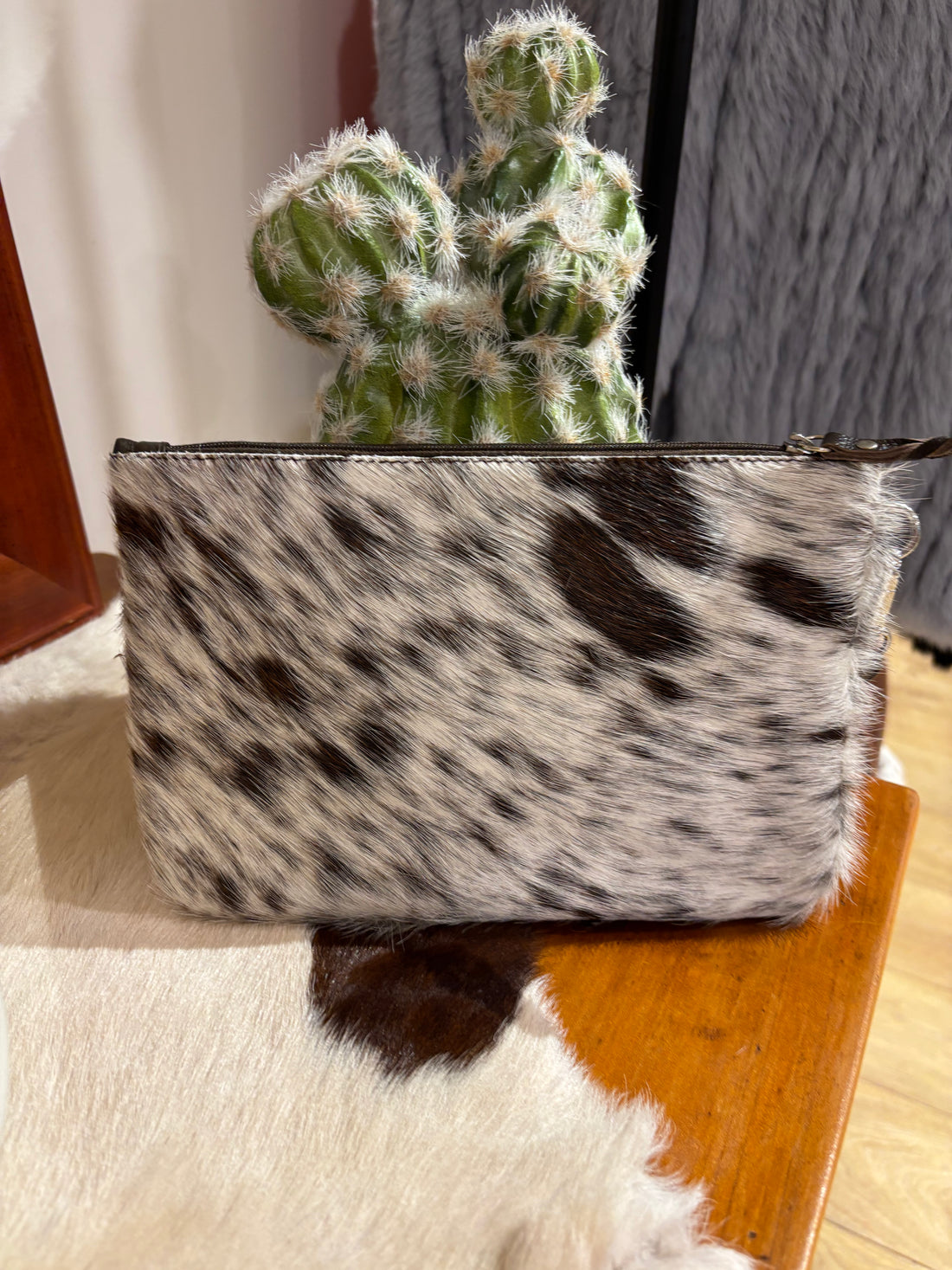 Large Hide Clutch