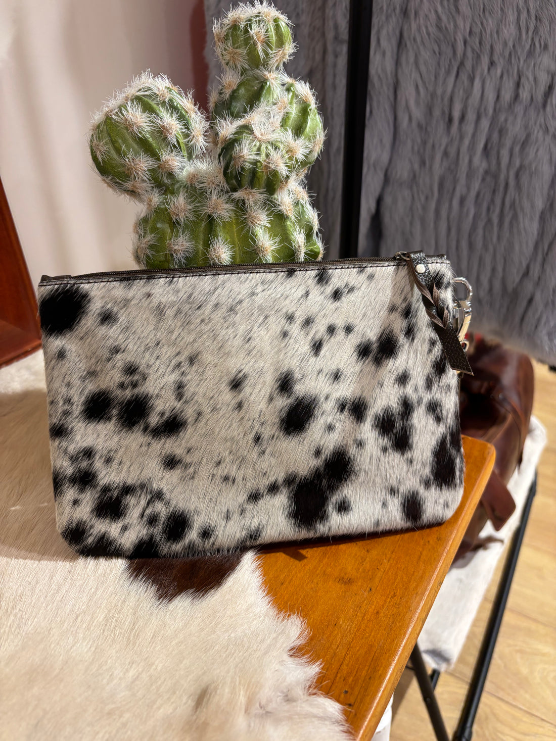 Large Hide Clutch