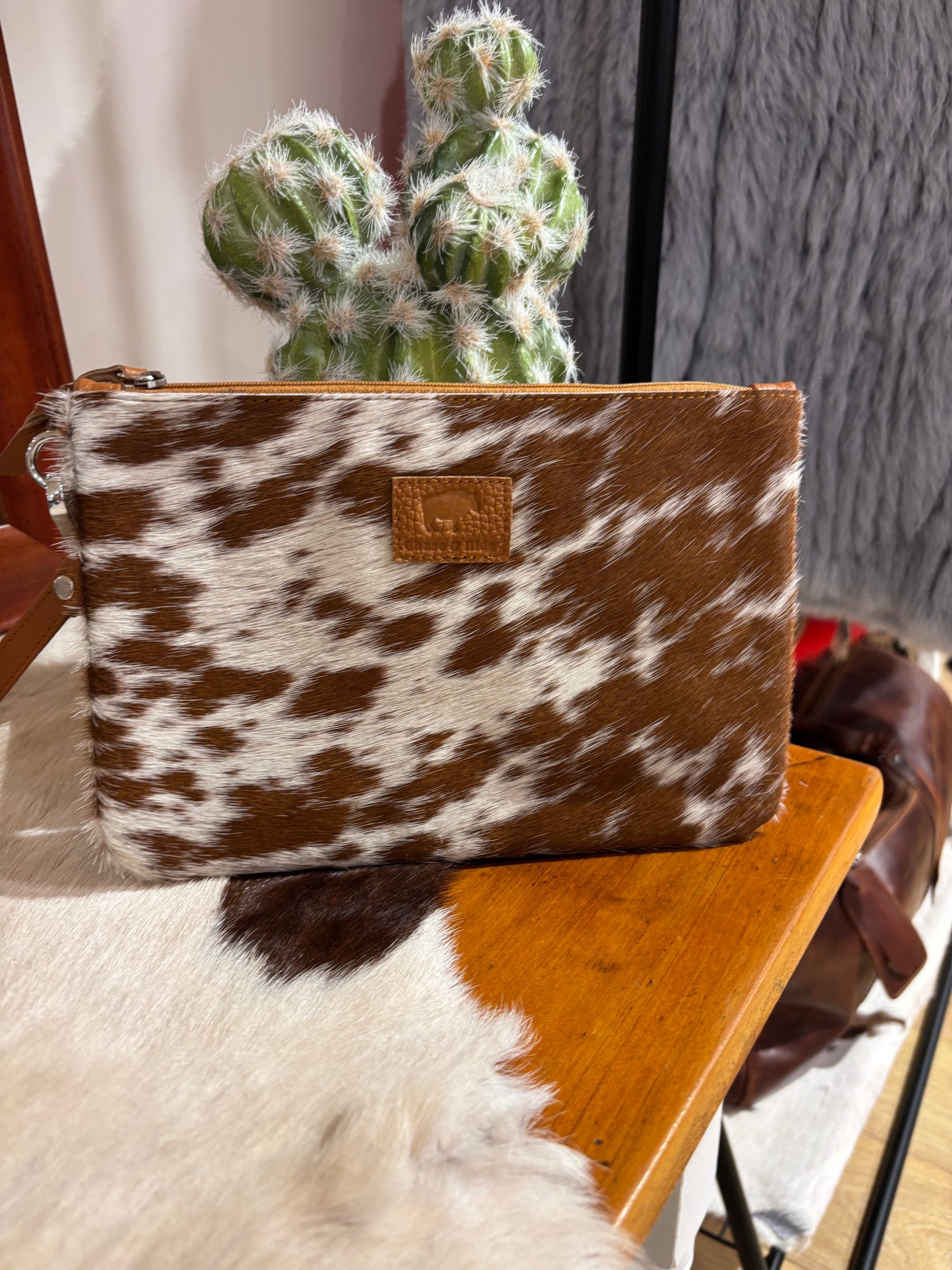 Large Hide Clutch 