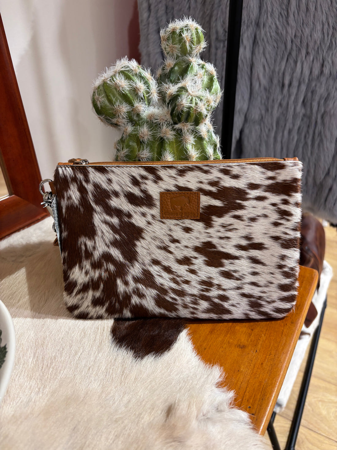 Large Hide Clutch 