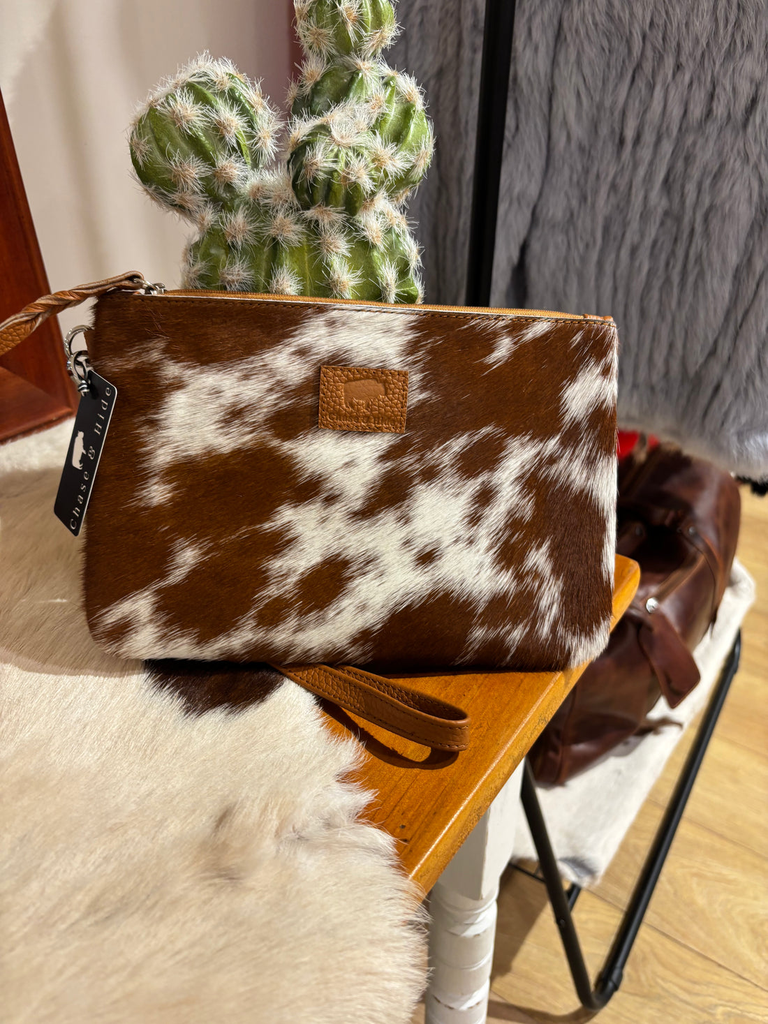 Large Hide Clutch 