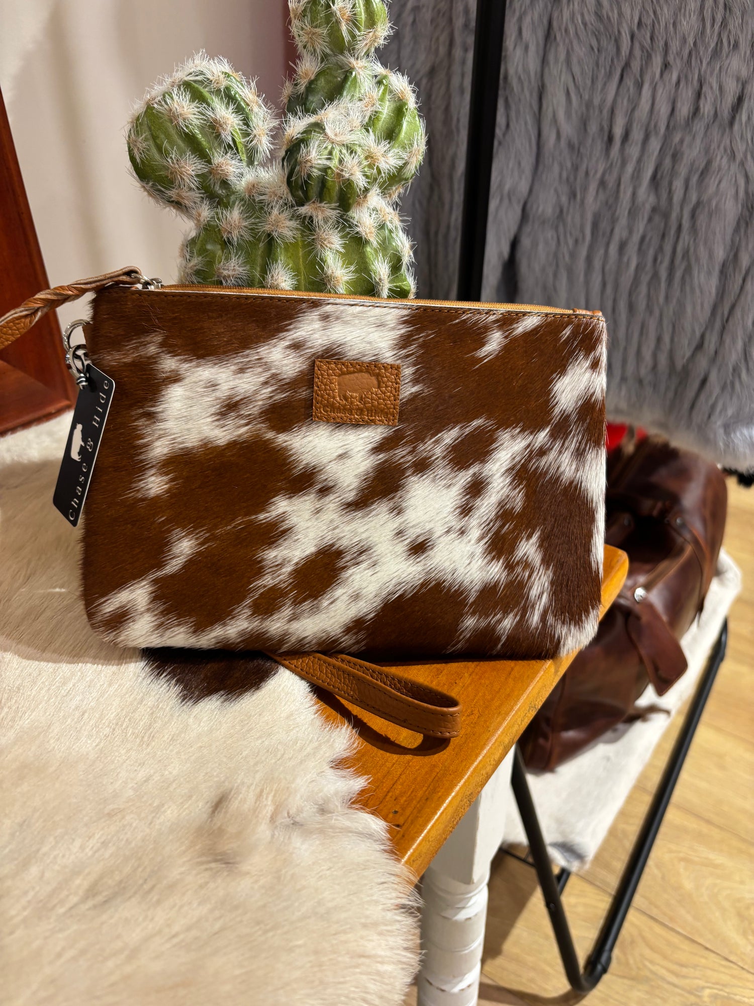 Large Hide Clutch 