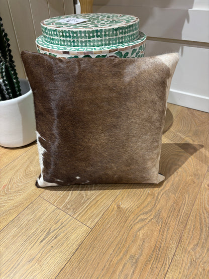 Hide and leather Cushion 