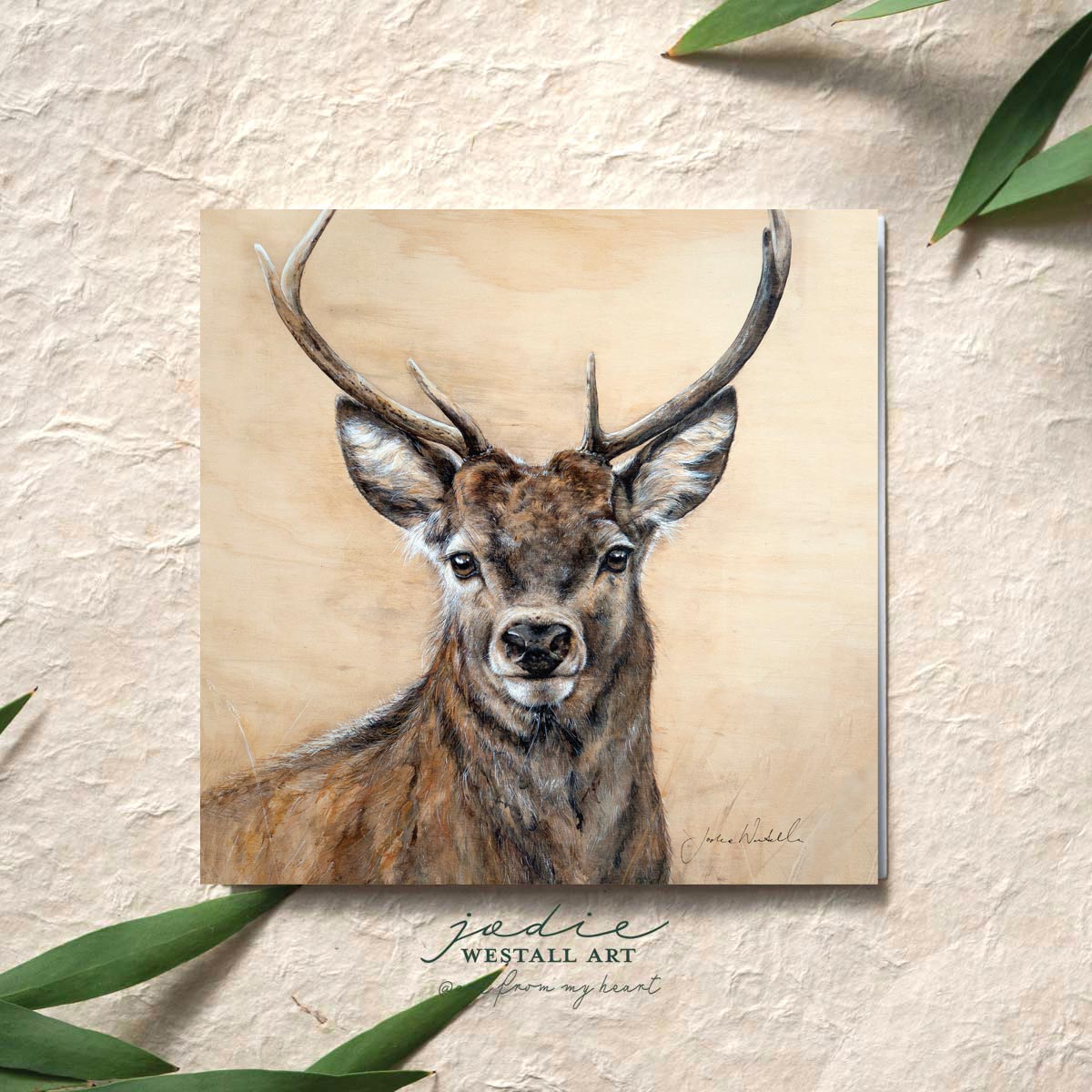 ‘Majestic Presence Stag’-Greeting Card