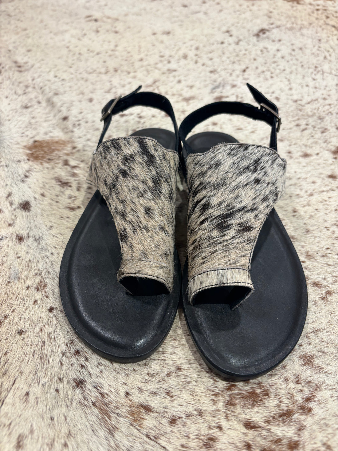 Toe Flat Sandals Size 36 