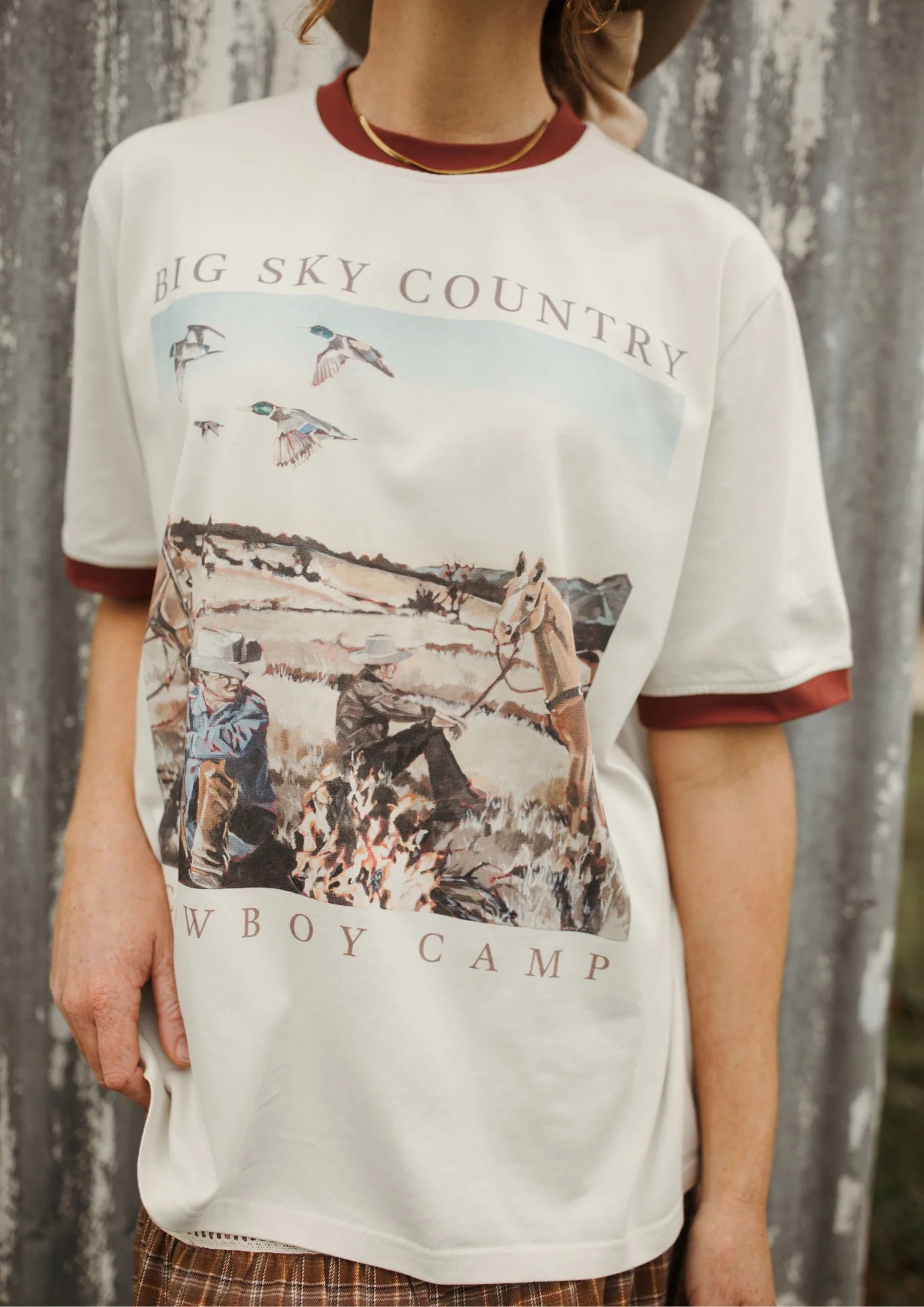 Cowboy Camp Crew Tee Farmer By Whitney