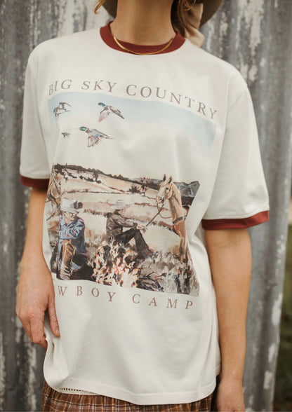 Cowboy Camp Crew Tee Farmer By Whitney