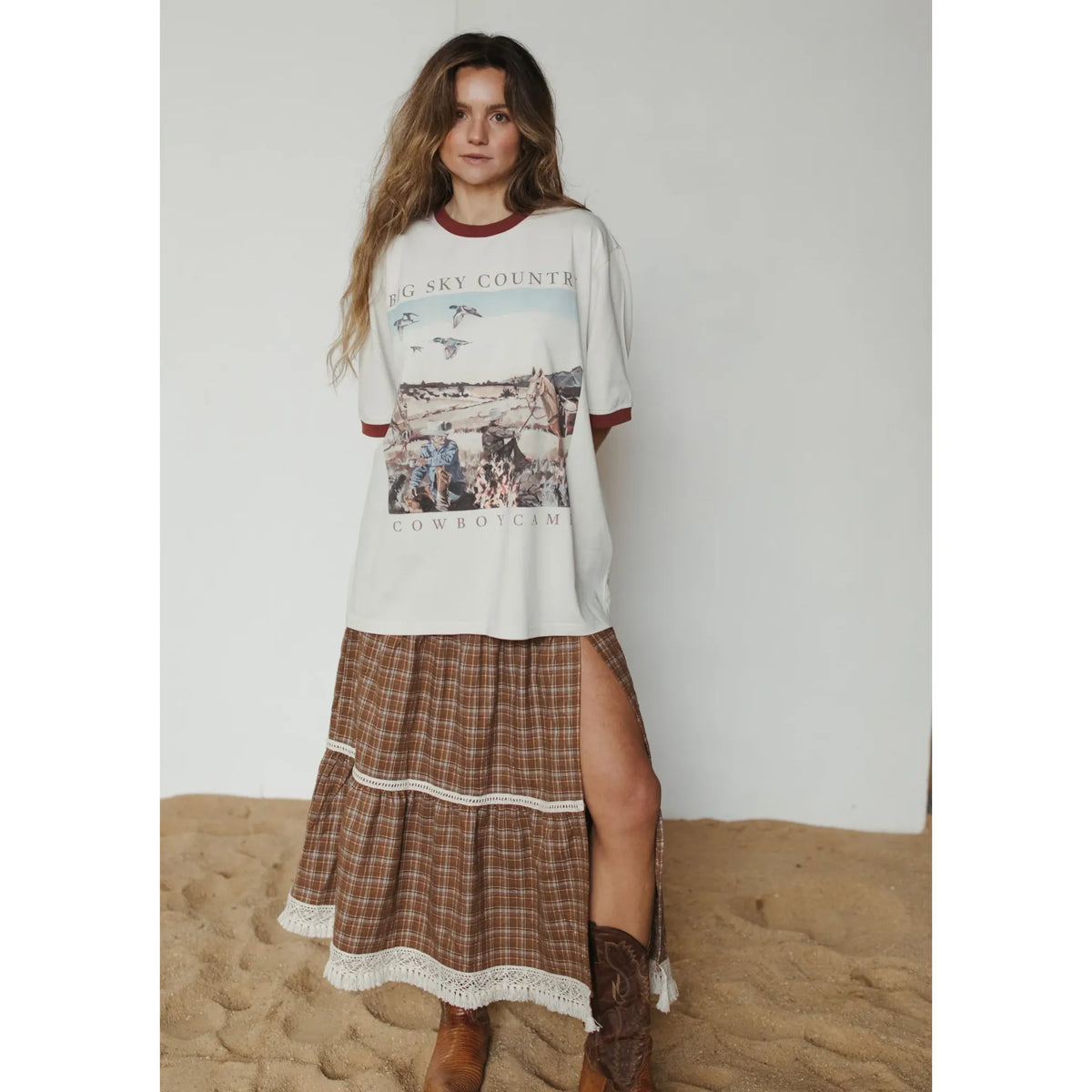 Cowboy Camp Crew Tee Farmer By Whitney