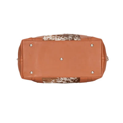 Leather &amp; Cowhide Travel Bag - 12780