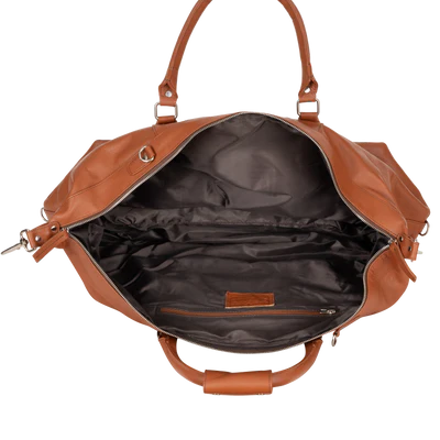 Leather &amp; Cowhide Travel Bag - 12780