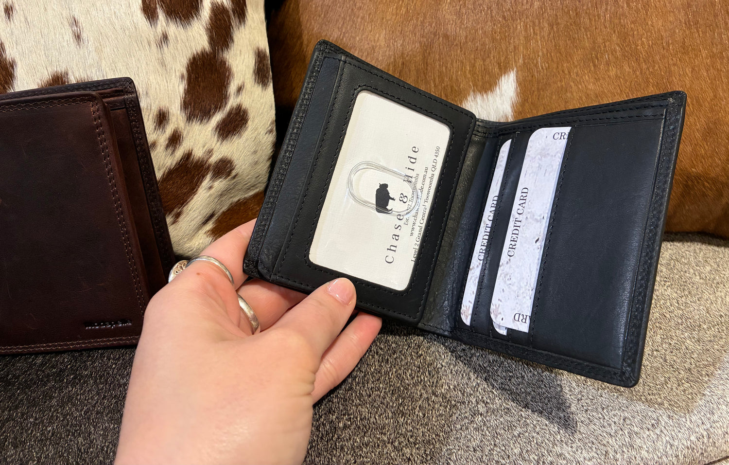 Vintage Mens Leather Wallet 