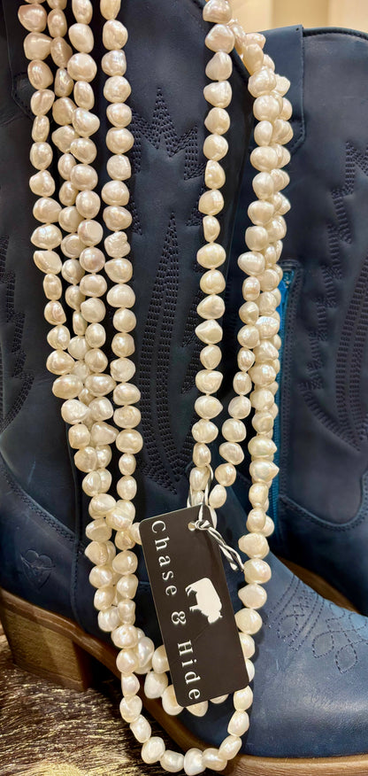 White Nugget Freshwater pearls strand 
