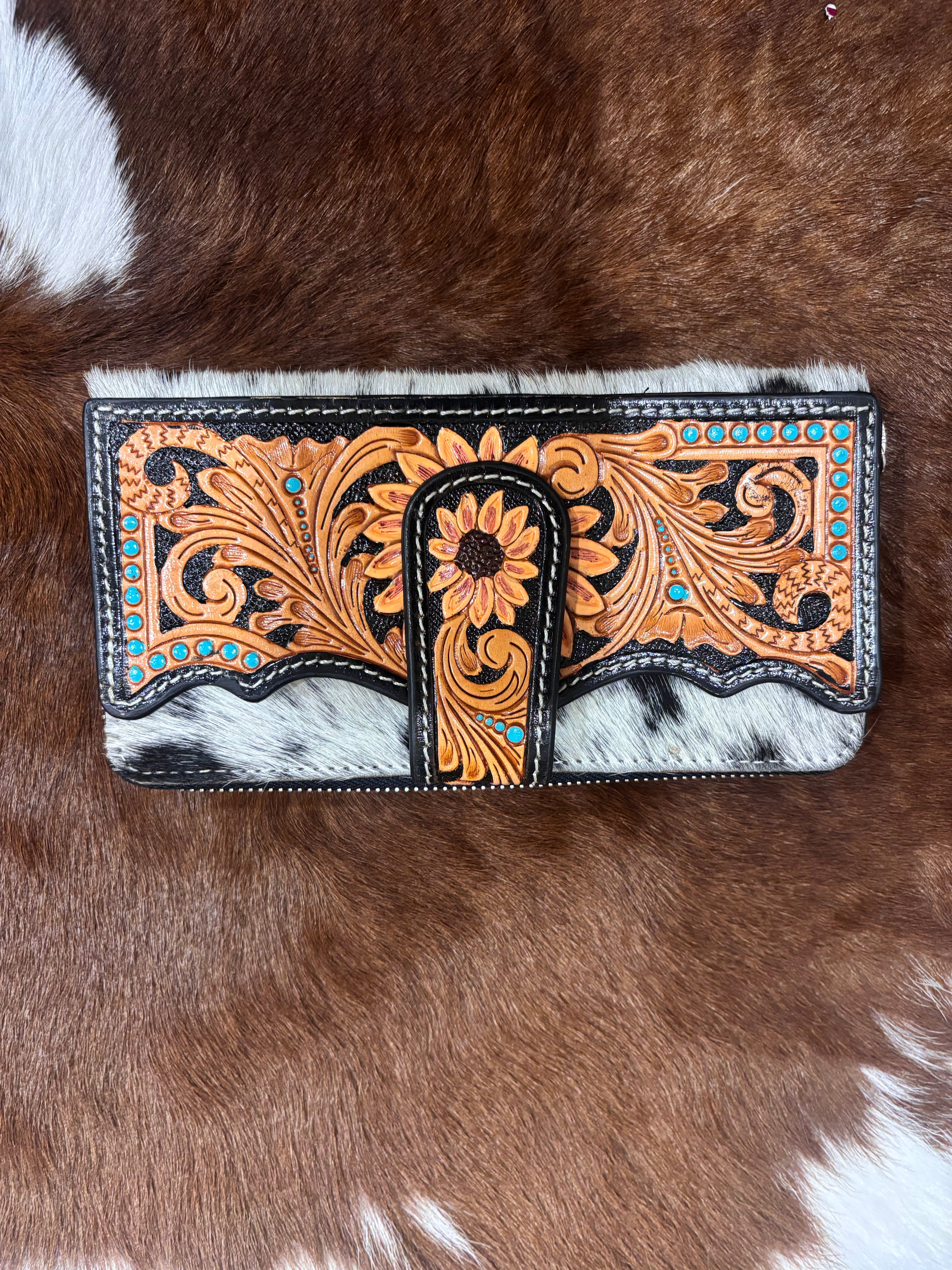 Sunflower Tooling Wallet - 