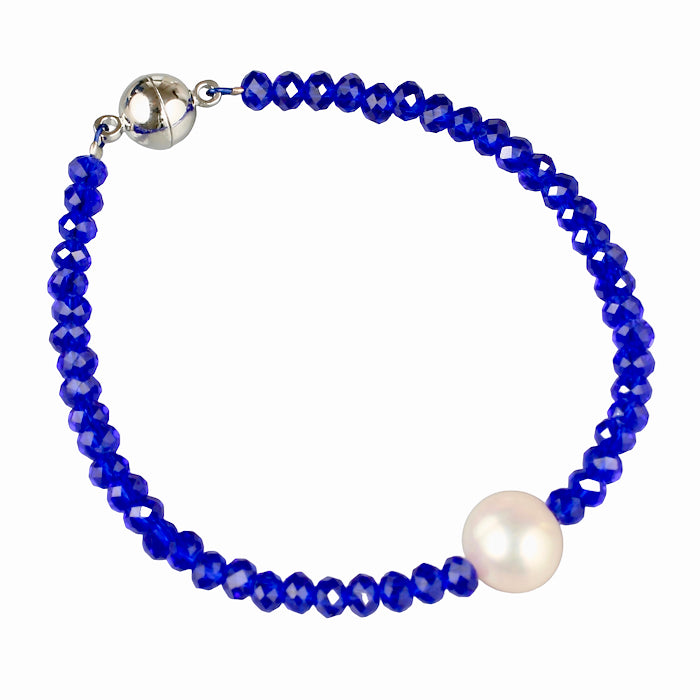Cobalt Crystal Bracelet