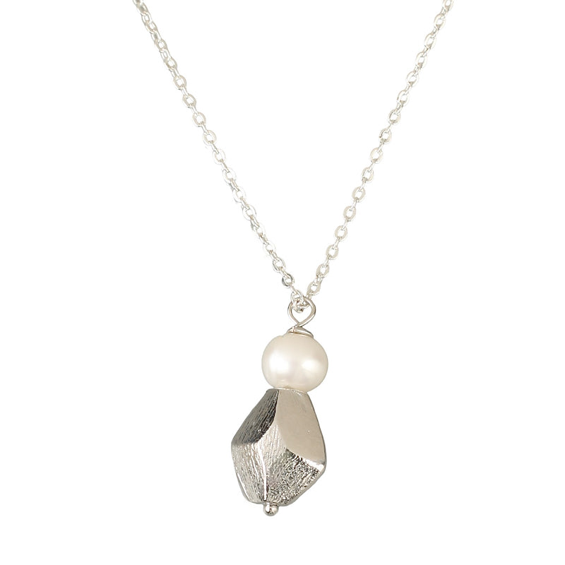 Charlotte Pearl Pendant Silver