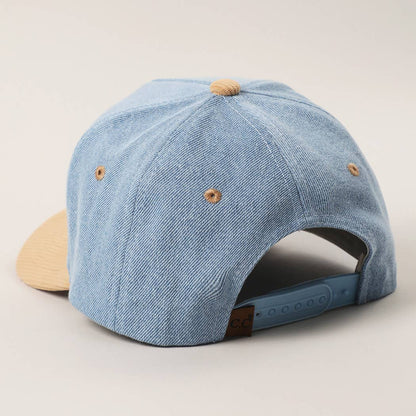EXPENSIVE DIFFICULT Denim Corduroy Trucker Hat