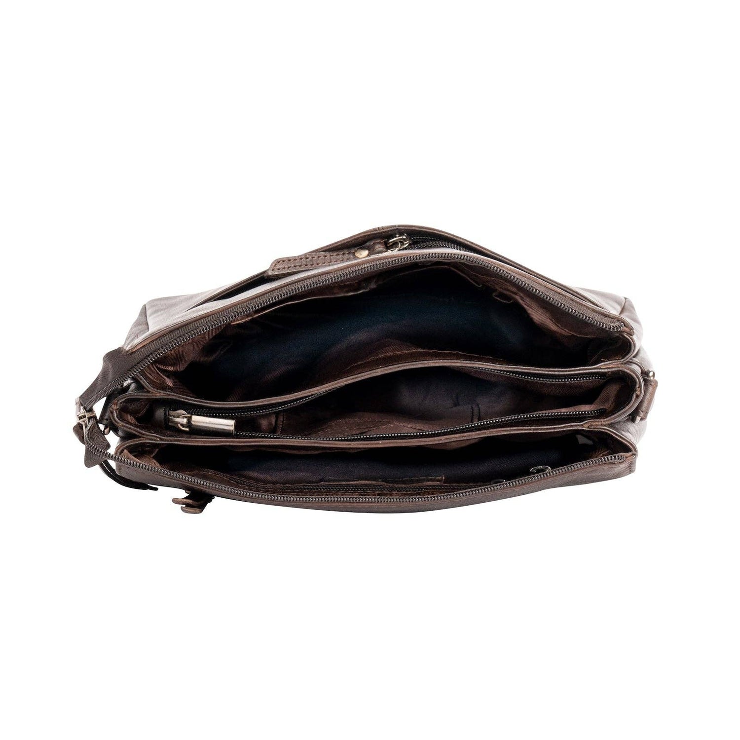 Leather Shoulder Bag June Brown GW6838BRN
