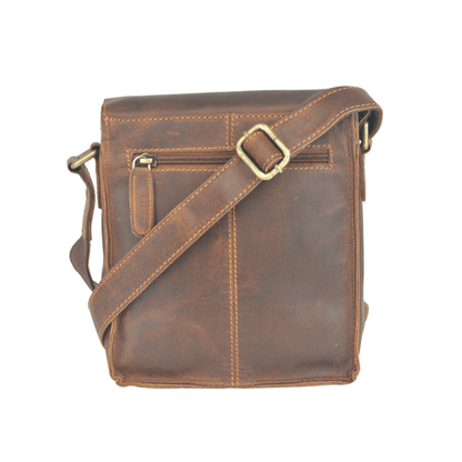Leather Shoulder Bag Dubbo - Sandel GW196651SAN