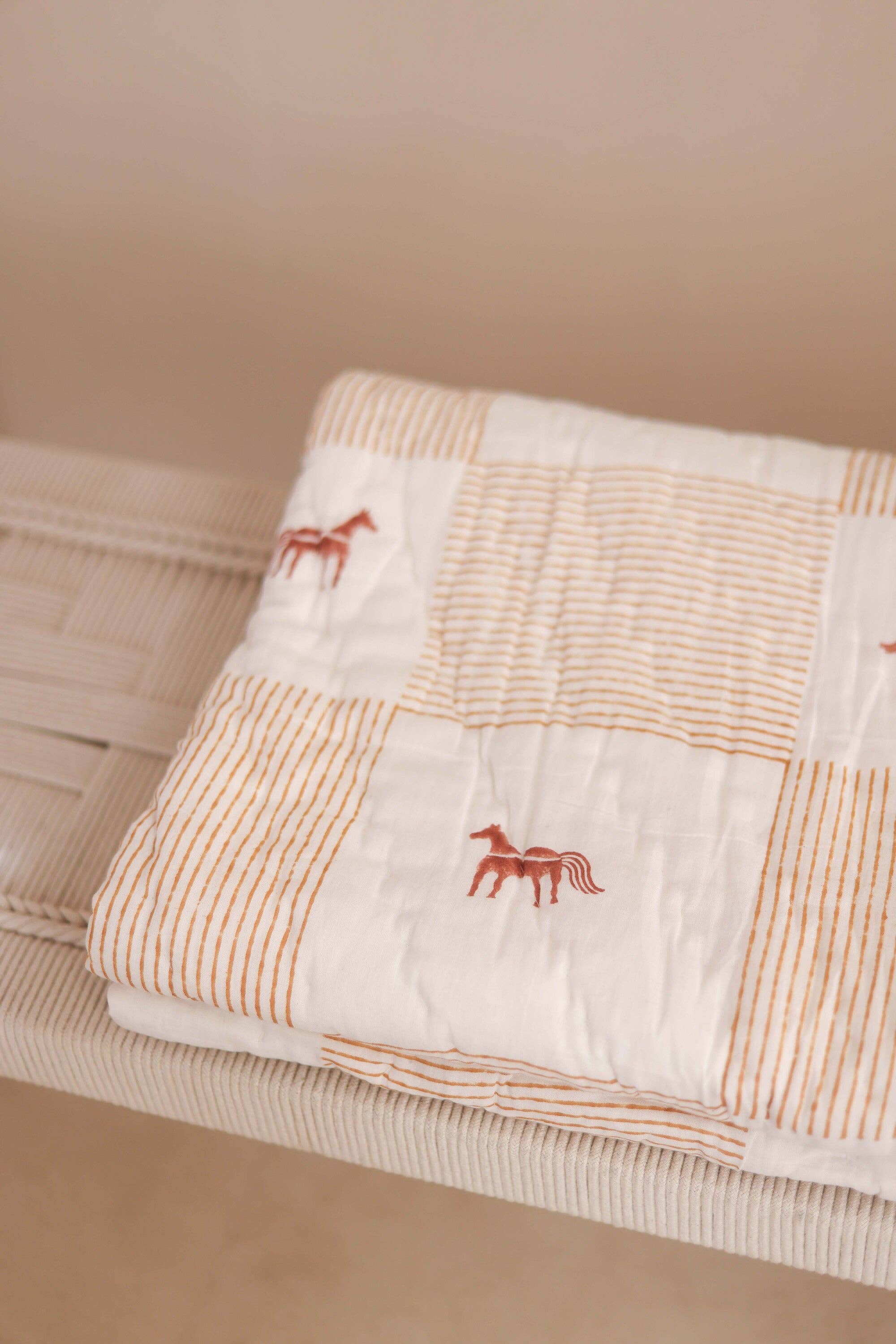 Pony Tales Baby Quilt Blanket