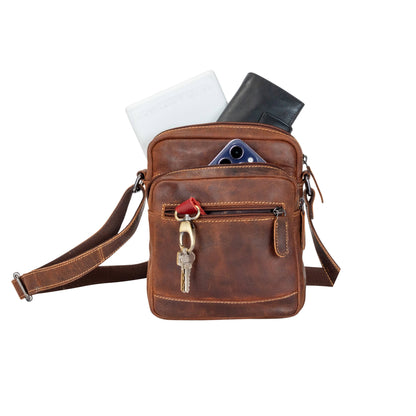 Greenwood Leather Dalton Vintage Messenger Bag