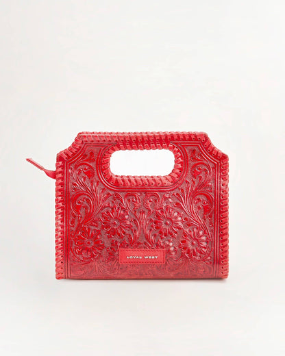 Alma Medium Handbag Red