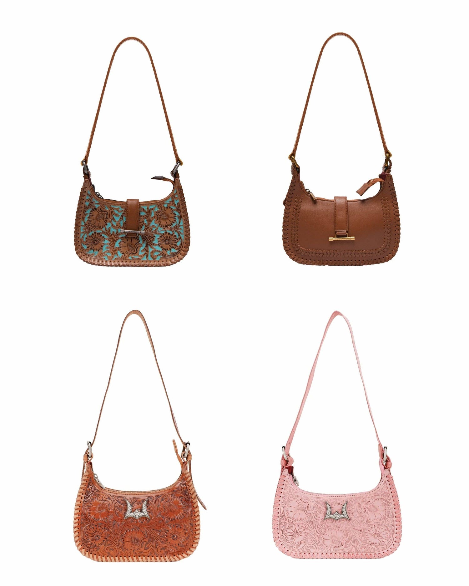 Loyal West Dannia Medium Purse - Saddle Brown