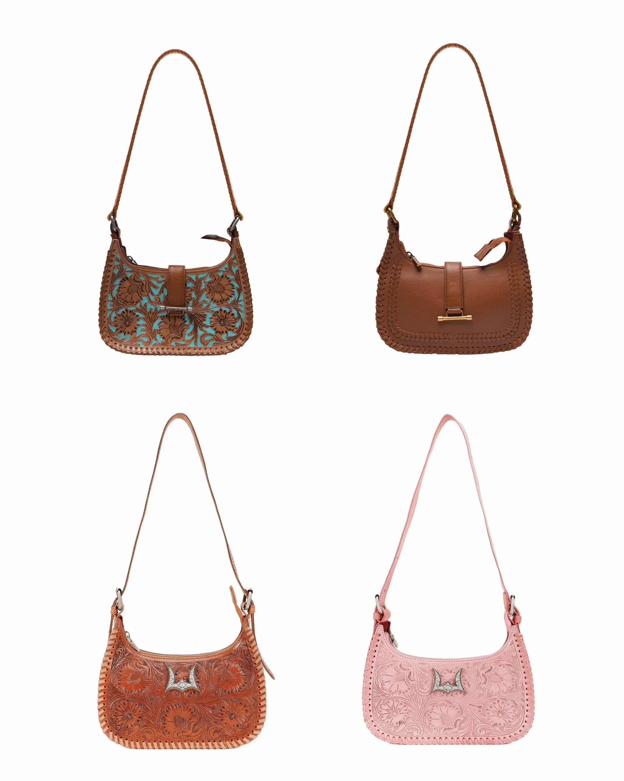 Loyal West Dannia Medium Purse - Saddle Brown