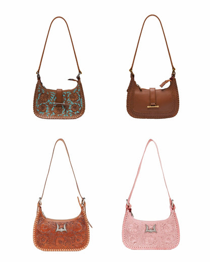Loyal West Dannia Medium Purse - Saddle Brown