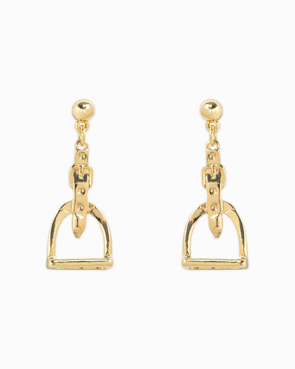 Western Stirrup Belt Drop Earrings