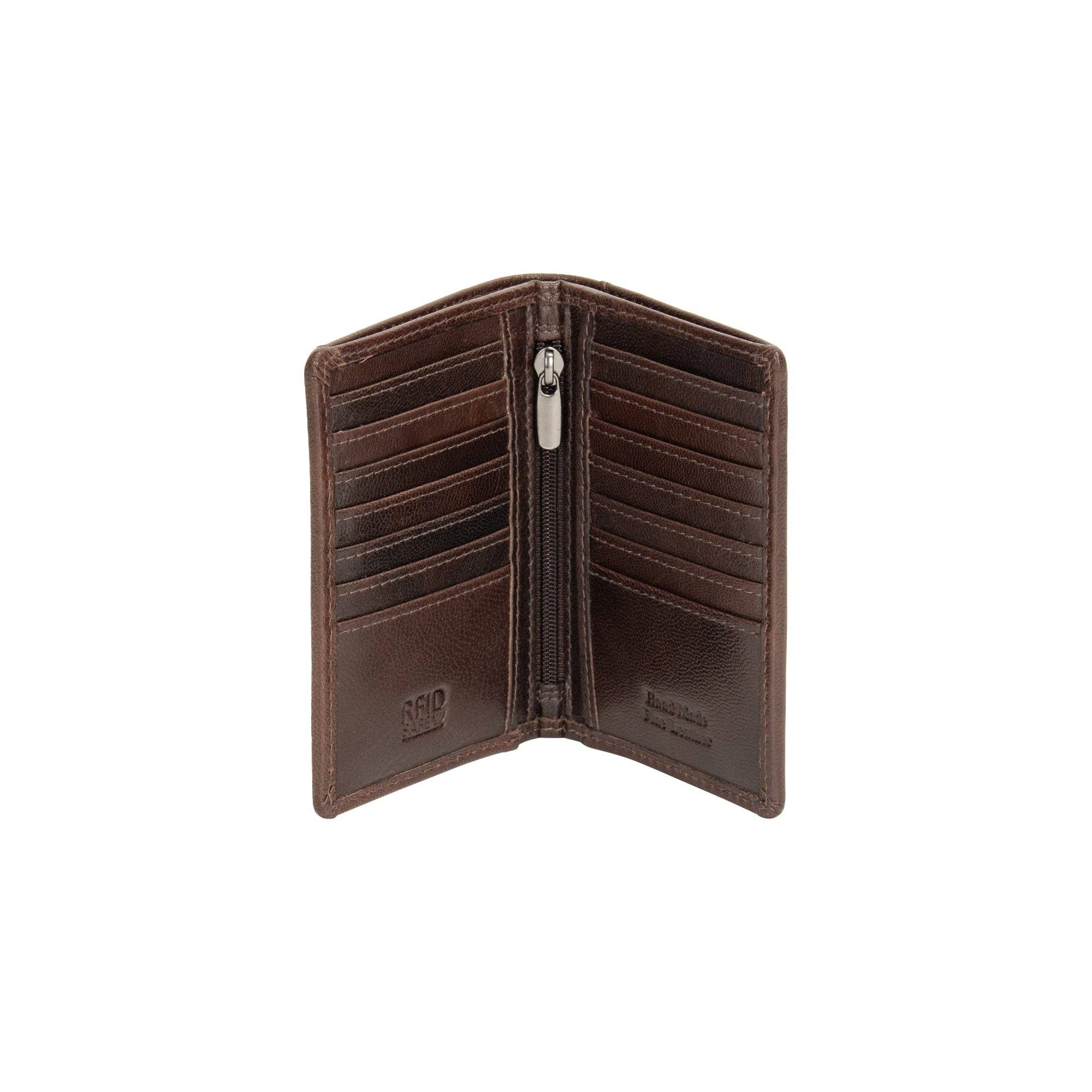 Credit Debit Leather Card Holder Freya - GW8001BRN